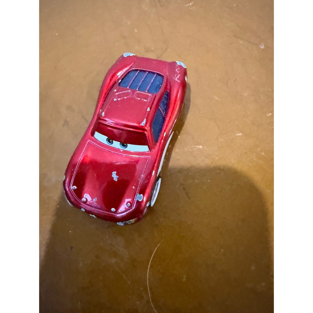 Mattel Disney Pixar Cars Lightning McQueen Kids 1:55 Red Good Metallic Diecast